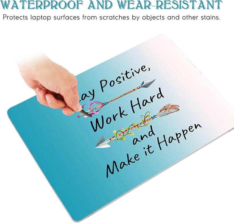 DINKY Laptop Skin Sticker Decal, 12" 13" 13.3" 14" 15" 15.4" 15.6 inch Laptop Universal Reusable Vinyl Skin Stickers Cover Art Decal Notebook PC Personalized Protector-Inspirational Quote - Image 4